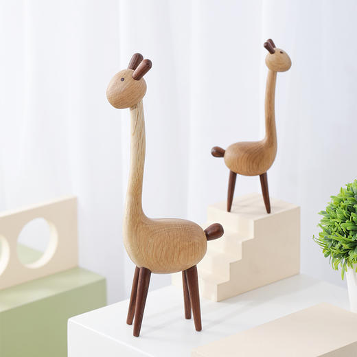 树上童梦-长颈鹿摆件/TROT05121X卡通家居饰品创意摆设个性高端现代简约风玄关客厅轻奢 商品图3