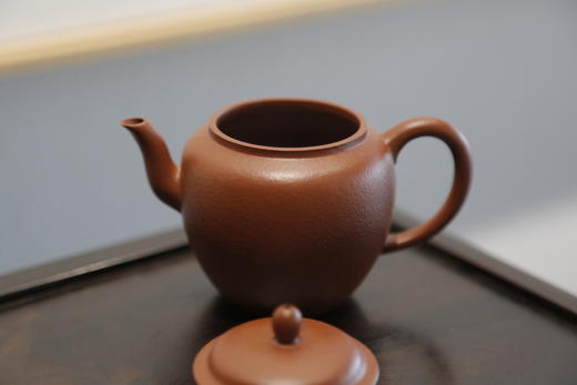 「紫砂」SH黄少钿 原矿大红袍 德钟壶(含证书） 商品图2