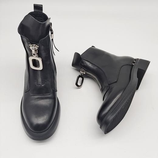 LFGJ  2640 英伦风粗跟时尚百搭小短靴 商品图8