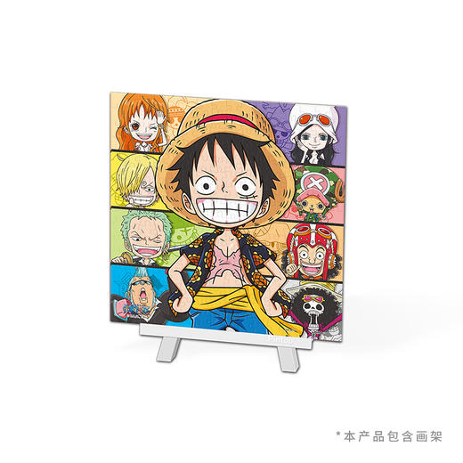 【折扣商品 不退不换】256片 迷你拼图 塑料拼图 P1346 ONE PIECE-七彩草帽团 商品图1