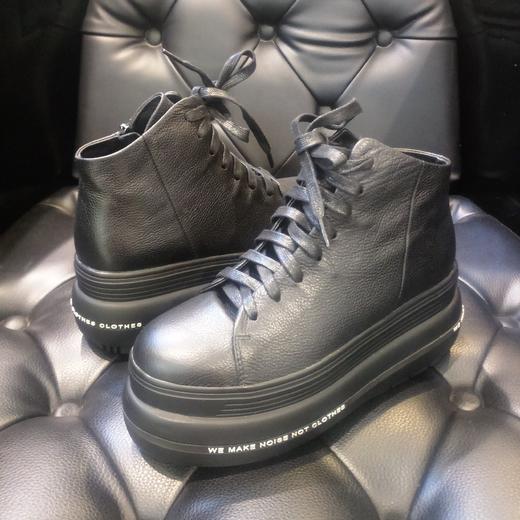 LFGJ  4904时尚全皮厚底松高底鞋 商品图3