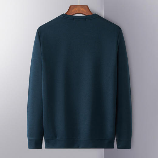 罗蒙秋冬保暖圆领百搭字母加绒卫衣男卫衣男 商品图3