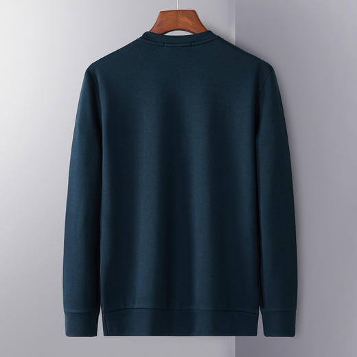 99XK64W02099XK64W020【加绒保暖】罗蒙卫衣男秋冬新品圆领舒适亲肤通勤内搭外穿男士卫衣 商品图3