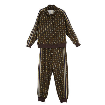 丽迪莎时尚休闲全棉印花卫衣套装KE41Z1307 商品图3