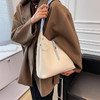 手提包腋下包女大容量2021新款早秋款拼接简约洋气时尚通勤托特学生包 商品缩略图1