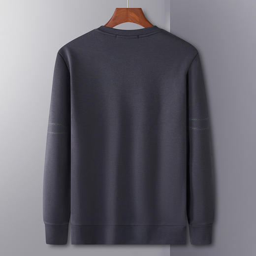 【加绒保暖】罗蒙卫衣男秋冬季防风防寒圆领休闲百搭通勤男士卫衣上衣 商品图10