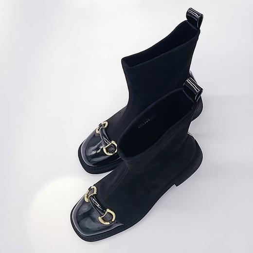 lfgj jeans bm601时尚休闲弹力女靴 商品图7