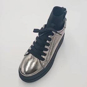 LFGJ 6005 镭射光面厚底松糕靴