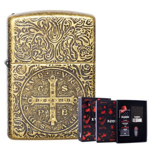 Zippo之宝打火机 原装进口 盔甲厚壳康斯坦丁 五面雕刻 商品图1