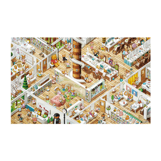 【折扣商品 不退不换】1000片 平面拼图  H1775 SMART-咕叽鼠工作室 折扣商品 轻微盒损 介意慎拍 商品图0