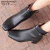 【活动价】ARCHCONTACT安启美奈英伦风方头中跟百搭女靴52170 商品缩略图1