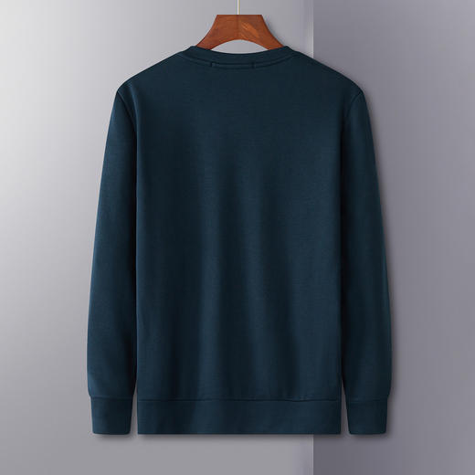 【加绒保暖】罗蒙卫衣男秋冬新品通勤百搭简约字母内搭外穿男士卫衣 商品图3