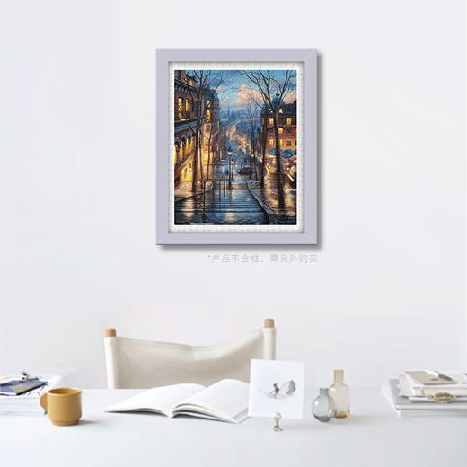 500片 平面拼图 塑料拼图 H2059 Evgeny Lushpin-蒙马特，宁静之夜 商品图2