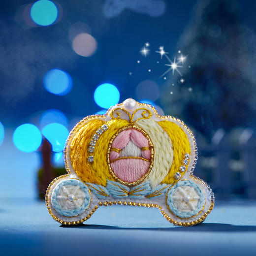 【轻法绣】「灰姑娘」、「海的女儿」、「小红帽」刺绣胸针材料包 商品图8