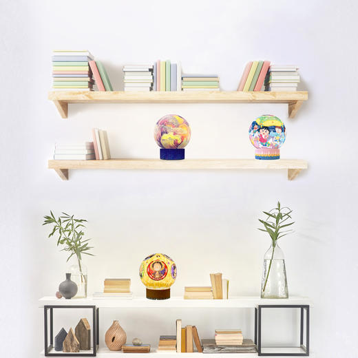 【折扣商品 不退不换】6寸 灯光球拼图 塑料拼图 JA1001 endmion1-星空梦画 商品图1