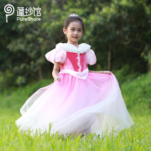pureshare蓬纱馆 睡美人公主裙秋冬新款儿童走秀钢琴礼服裙花蕊公主 商品图1