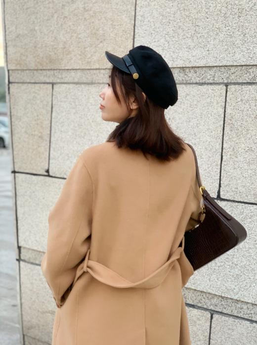 【百图 lulu私服】95%羊毛双面呢中长款外套 商品图8