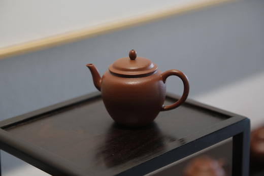 「紫砂」SH黄少钿 原矿大红袍 德钟壶(含证书） 商品图0