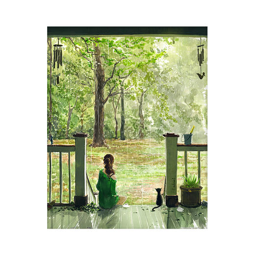 500片 平面拼图 塑料拼图 H2142 轻声细雨 商品图0