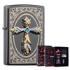 Zippo之宝打火机 原装进口 祈祷十字架 两色 单机礼盒装任选 商品缩略图1