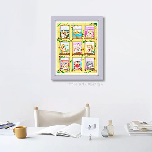 500片 平面拼图 塑料拼图 H2140 Kayomi-喵咪的窗边日常 商品图2