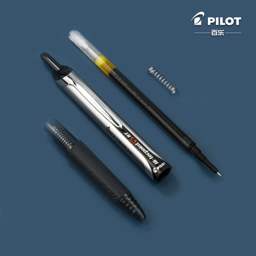 百乐BXRT-V5开拓王按动式中性笔0.5黑 商品图3