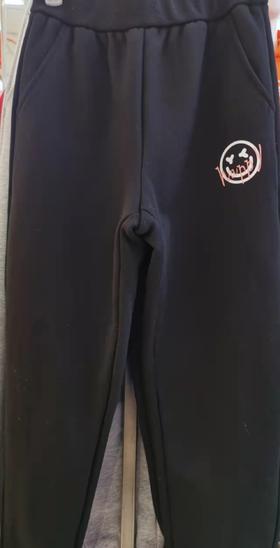 以纯休闲加绒卫裤 款号：R914036002