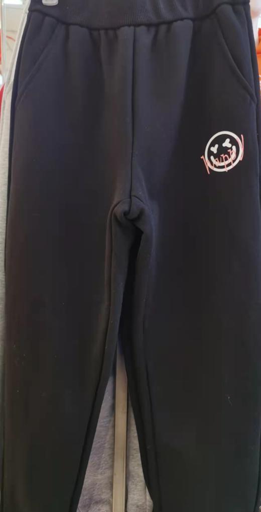 以纯休闲加绒卫裤 款号：R914036002 商品图0