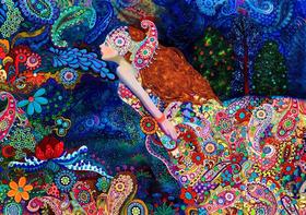 梦系列之-二 版画 孙立沙