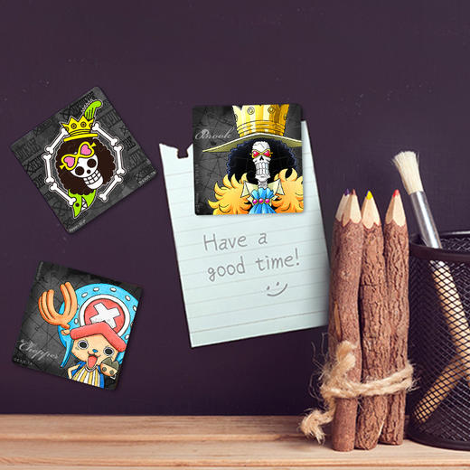 【折扣商品 不退不换】96片 磁铁拼图套装 塑料拼图 D1153 ONE PIECE- 布鲁克，乔巴，山治 商品图2