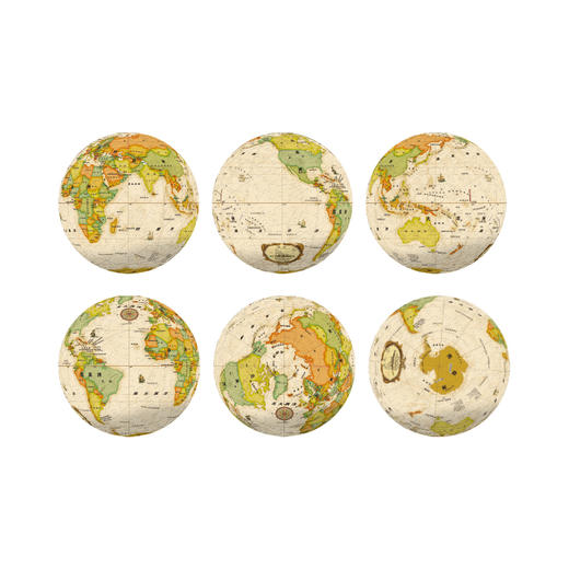 【折扣商品 不退不换】9寸540片 地球仪拼图 塑料拼图 A3032 黄色简体中文 商品图1