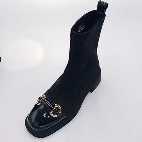 lfgj jeans bm601时尚休闲弹力女靴