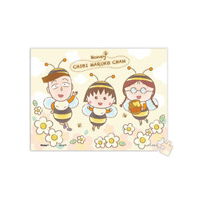 【折扣产品 不退换】150片 迷你拼图 塑料拼图 P1360 樱桃小丸子-蜜蜂花园