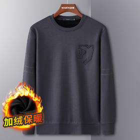 11.11限时促-多款【加绒保暖】罗蒙卫衣男秋冬季防风防寒圆领休闲百搭通勤男士卫衣上衣