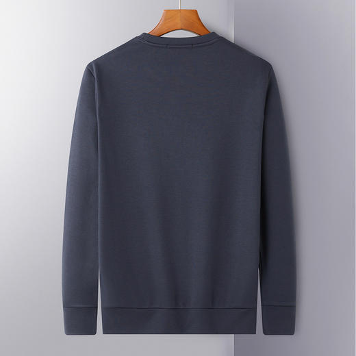 罗蒙秋冬保暖圆领百搭字母加绒卫衣男卫衣男 商品图5