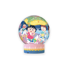 【折扣产品 不退换】6寸236片 灯光球拼图 塑料拼图 JA1003 樱桃小丸子-旋转木马