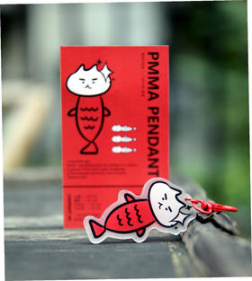 锦鲤附身亚克力钥匙扣