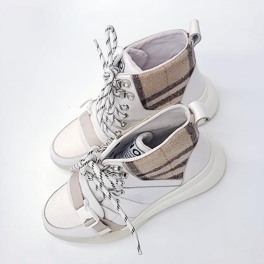 LFGJ 5907 拼接厚底松糕靴 商品图4