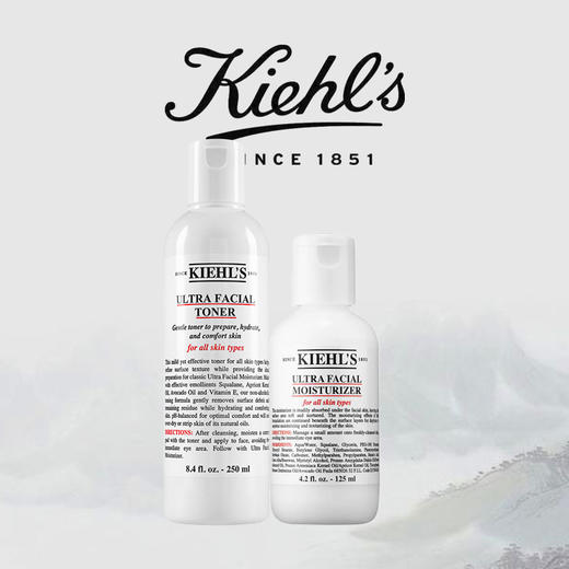 【Kiehl's 科颜氏】高保湿精华爽肤水250ml+科颜氏高保湿乳液125ml  水乳组合 补水保湿 水润舒缓肌肤 商品图4