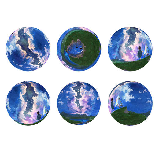 【折扣商品 不退不换】6寸 灯光球拼图 塑料拼图 JA1001 endmion1-星空梦画 商品图2