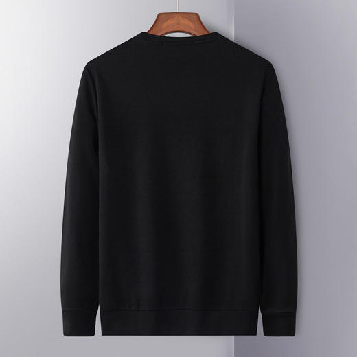 【加绒保暖】罗蒙卫衣男秋冬季圆领休闲百搭时尚简约通勤男士卫衣上衣 商品图1