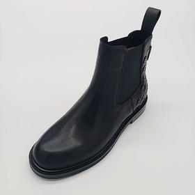 LFGJ 12807 经典编织皮切尔西靴