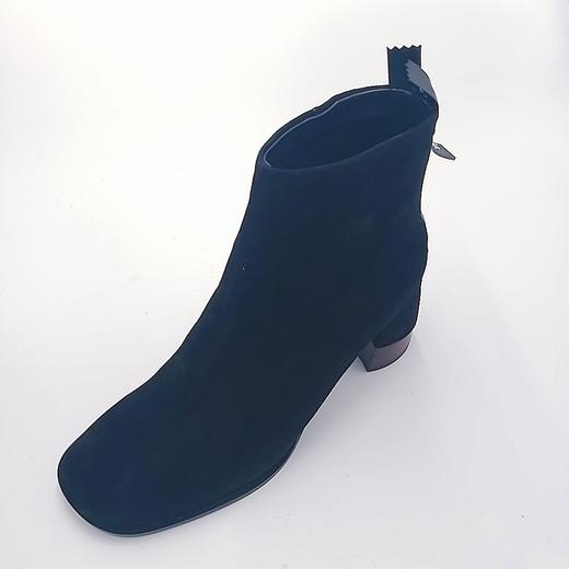 LFGJ 6607 方头翻毛皮粗跟鞋 商品图7
