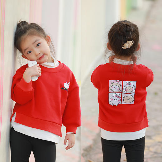 【反季特卖】龙之涵加绒系列  加绒防风衣/卫衣/卫裤/夹棉防风衣合集  时尚 新颖 商品图6