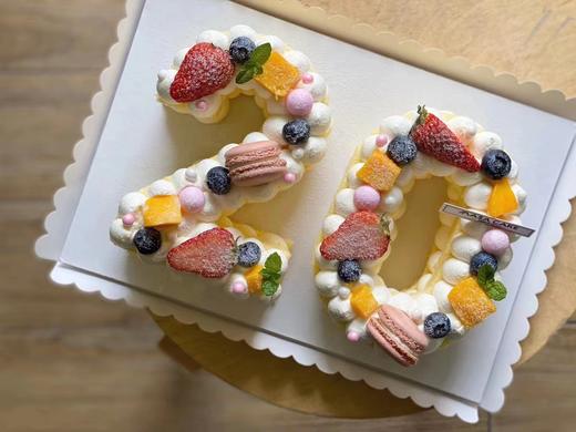 【网红数字蛋糕】(插牌装饰随机)提前预定 商品图0