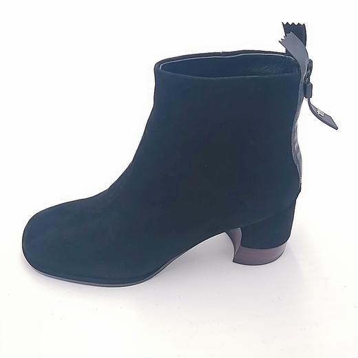 LFGJ 6607 方头翻毛皮粗跟鞋 商品图8