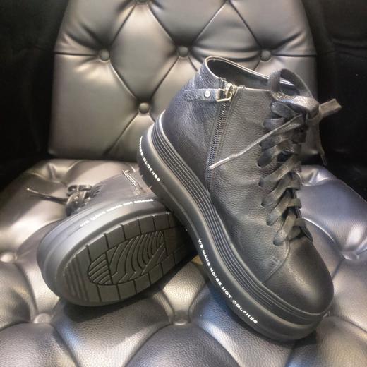 LFGJ  4904时尚全皮厚底松高底鞋 商品图4