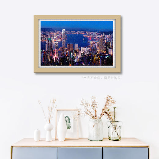 1000片 平面拼图 塑料拼图 H2089 维多利亚港夜景 商品图1