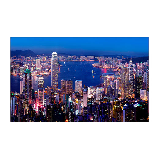 1000片 平面拼图 塑料拼图 H2089 维多利亚港夜景 商品图0