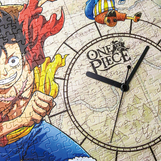 366片 无框时钟平面拼图 塑料拼图 HK1012 ONE PIECE-奔跑吧 商品图2